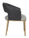 Edmond - Dining Chair - Gray / Black Zuo Modern