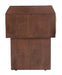 Amaria - Nightstand - Natural / Walnut Zuo Modern