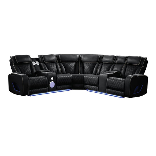 Fortuner - Power Recliner Sectional Sofa Matrix Furniture Group