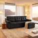 Convertible L - Sectional Sofa Bed With Storage Chaise And Padded Armrests Home Essentials