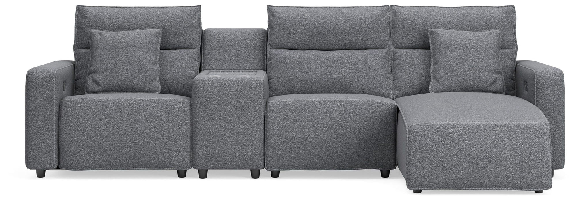 Modmax II - Reclining Sectional - Salt And Pepper Signature Design by Ashley®