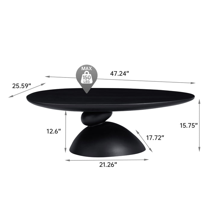 Lucky Stone Shaped Table Home Essentials