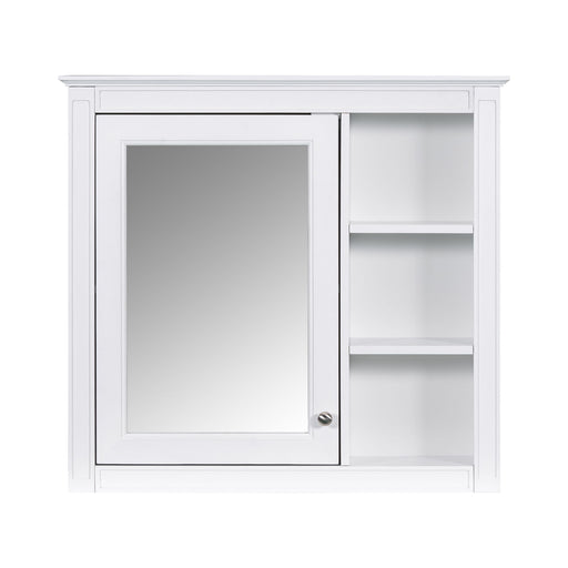 Wall Mounted Medicine Cabinet With Mirror And 3 Open Shelves Hearth and Haven