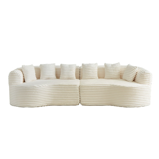 Sectional Sofa, Oversized 4 Seater With Deep Seat Design Home Essentials