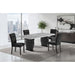 Dining Table With Upholstered Legs - Black Global Furniture USA