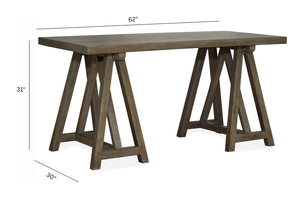 Lancaster - Desk - Dove Tail Gray Magnussen Furniture