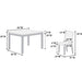 Dining Table With 4 Upholstered Side Chairs Home Essentials