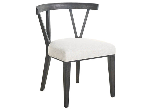 Dwell - Basalt Side Chair (Set of 2) - Dark Gray / White Universal Furniture