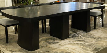 Haldenwick - XL Rectangular Dining Room Extension Table Top - Black Signature Design by Ashley®