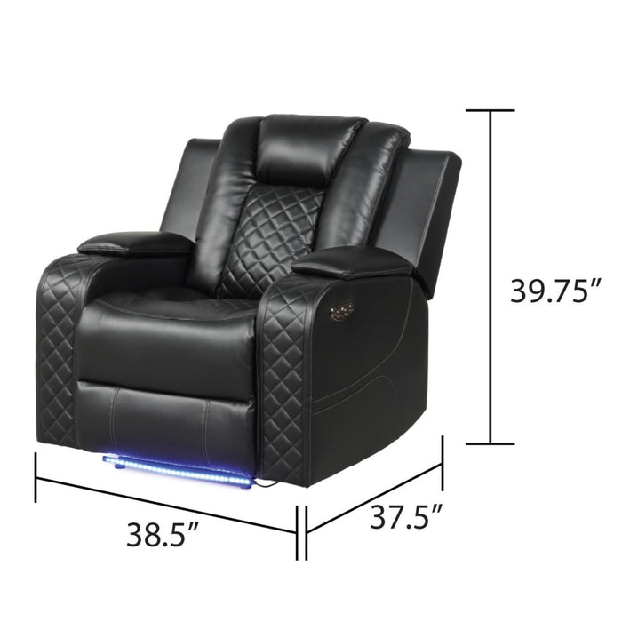 Benz - LED & Power Recliner Chair Matrix Furniture Group