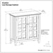Acadian - Low Storage Cabinet - Brunette Brown Simpli-Home