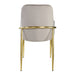 Barnard - Side Chair (Set of 2) - Gray Velvet & Mirrored Gold ACME
