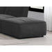 Ortega - Square Ottoman - Charcoal Furniture Max