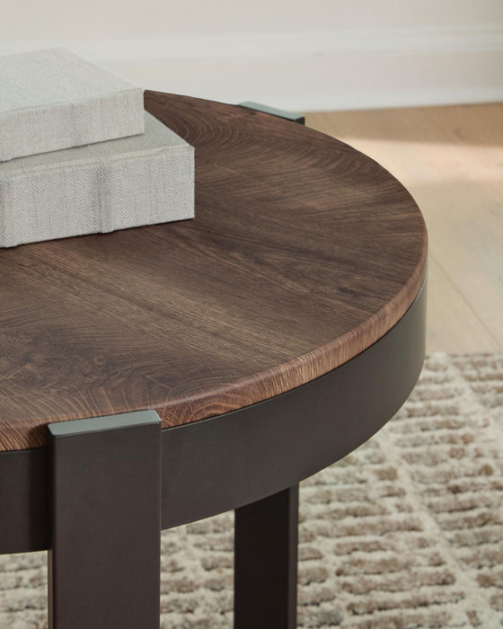 Horizon Hills - Occasional Table Set (Set of 3) - Brown / Black Signature Design by Ashley®