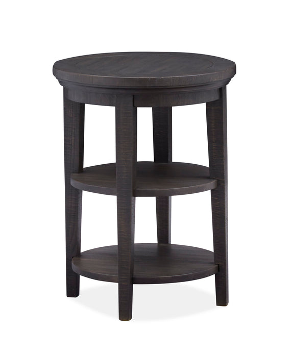 Westley Falls - Round Accent End Table - Graphite Magnussen Furniture