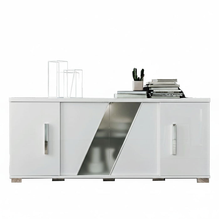 Lisa - 4 Door Buffet - White Status Italy
