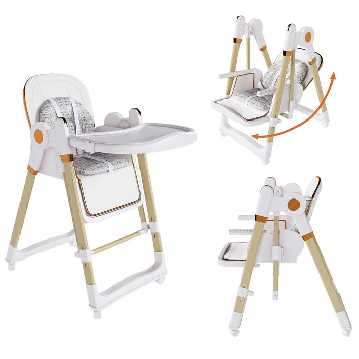 Convertible Baby High Chair To Rocker With 5 Point Harness Home Essentials