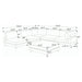 Modern Modular Sectional With Adjustable Back Support Home Essentials