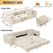 3-In-1 Convertible Sleeper Sofa Home Essentials
