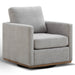 Square Upholstered Swivel Accent Chair Home Essentials
