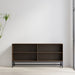 Banting - Low Wide Bookcase - Walnut Brown Simpli-Home