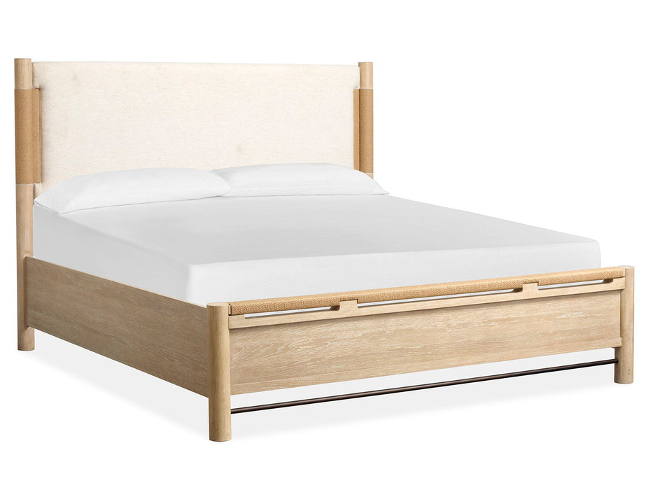 Sunset Cove - Panel Upholstered Bed Magnussen Furniture
