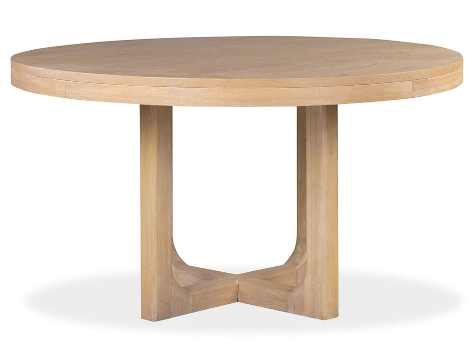 Somerset - Round Dining Table - Butternut and Omari Natural Magnussen Furniture
