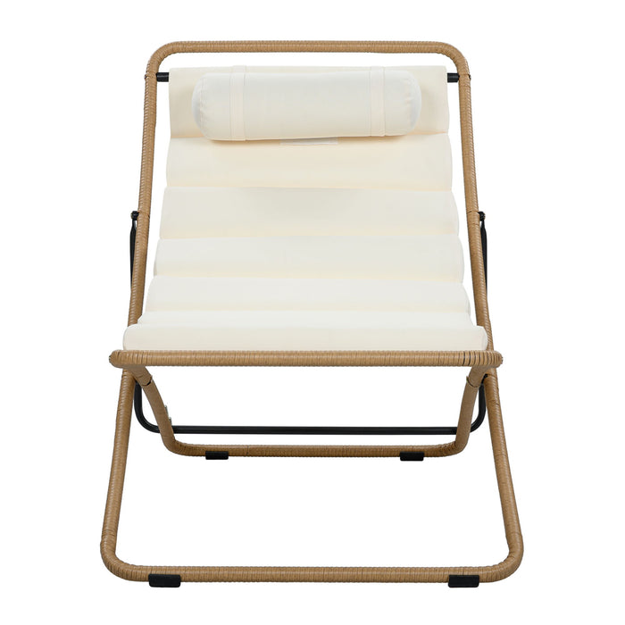 Outdoor Folding Chair With Adjustable Backrest (Set of 2) Hearth and Haven
