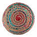 Margo - Handcrafted Round Pouf Simpli-Home