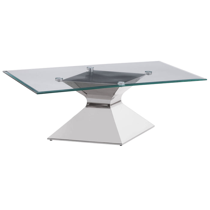 Exeter - Table With Glass Top Furniture Max