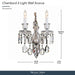 Michael Amini Lighting - Chambord Crystal Wall Sconce - Clear Michael Amini