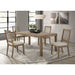 Umbarger - 5 Piece Rectangular Dining Set - Brown Furniture Max
