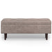 Shay - Large Square Coffee Table Storage Ottoman Mid-Century Style Simpli-Home