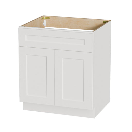 Shaker Base Cabinet With Soft-Close Drawer & Double Doors, Adjustable Shelf Home Essentials