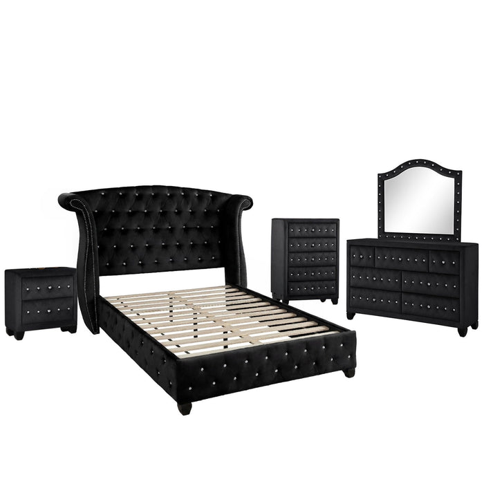Sophia - 5 Piece Bedroom Set Matrix Furniture Group