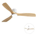52" Ceiling Fan With Dimmable LED Light, 6 Speed DC Motor, 3 Blades Daily Nest