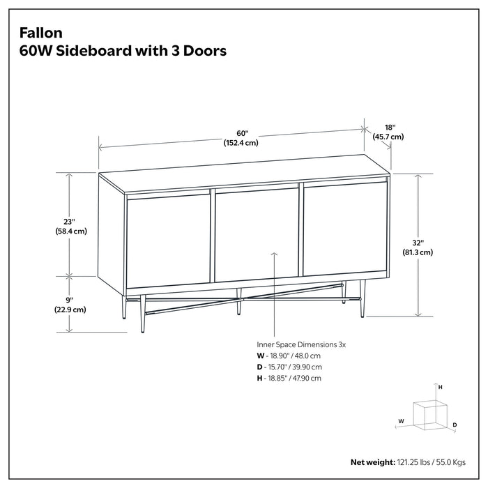 Fallon - Sideboard Buffet - Natural Simpli-Home
