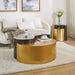 Ying Yang - Coffee Table - Gold / Black Matrix Furniture Group