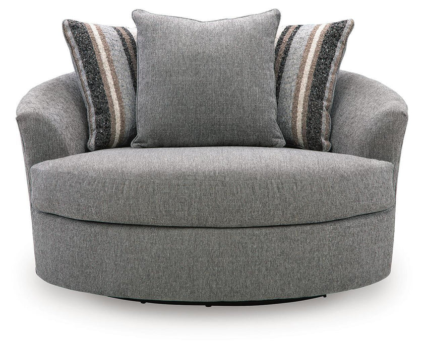 Creston Heights - Oversized Swivel Accent Chair - Smolder Signature Design by Ashley®