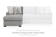 UrbanCrest - LAF Corner Chaise - Pewter Signature Design by Ashley®