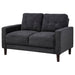 Heather - Track Arm Tufted Loveseat Furniture Max