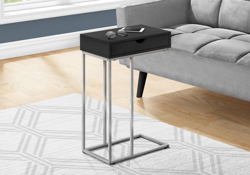 Accent Table, C - Shaped Contemporary & Modern - Black 8th Street