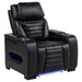 Isadora - Power Recliner With Dual Power Adjustments - Black Furniture Max