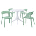 4 Piece Set Of Modern Designed Single Chairs With Round Table Home Essentials