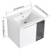 Wall Mounted Bathroom Vanity With Sink, 2 Soft Close Doors, Cabinet & Half Door Home Essentials