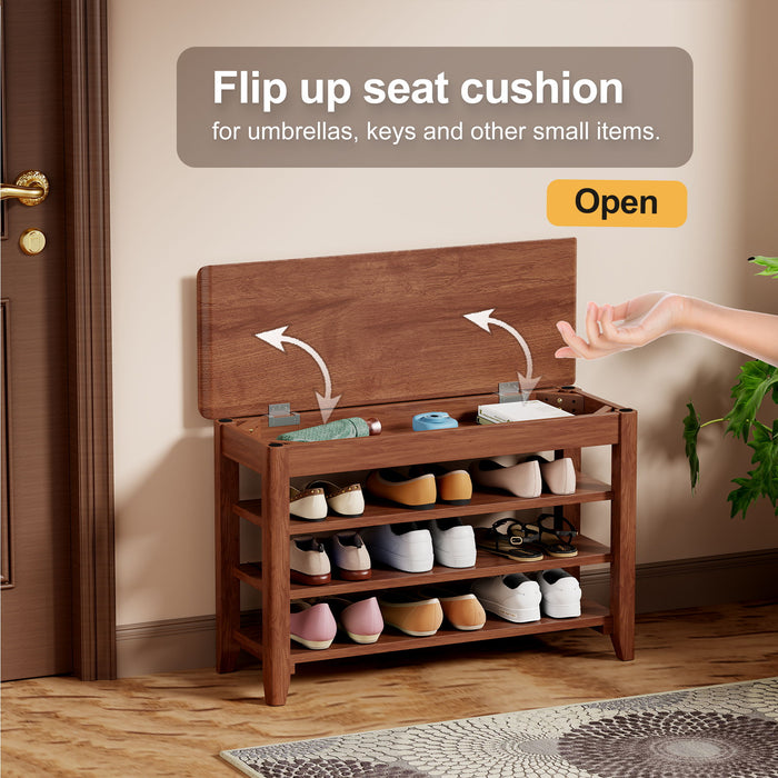 Multi Functional Double Layer Shoe Stool Home Essentials