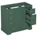 Modern Bathroom Vanity Base Only, 6 Drawer Storage With Adjustable Shelf Hearth and Haven