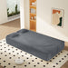 Modern Floor Sofa With 2 Pillows, Twin Size For Living Room Home Essentials