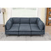 Upholstered Modular Sectional & Tall Legs Home Essentials