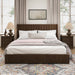 Platform Bed Frame With Headboard, Floor Standing Design Home Essentials